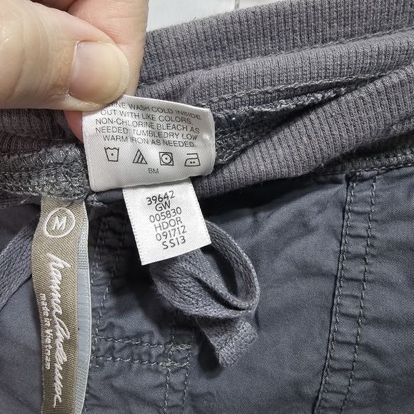 Hanna Andersson Women's Gray Cotton Joggers Athleisure Size Medium Pockets. - Picture 8 of 8